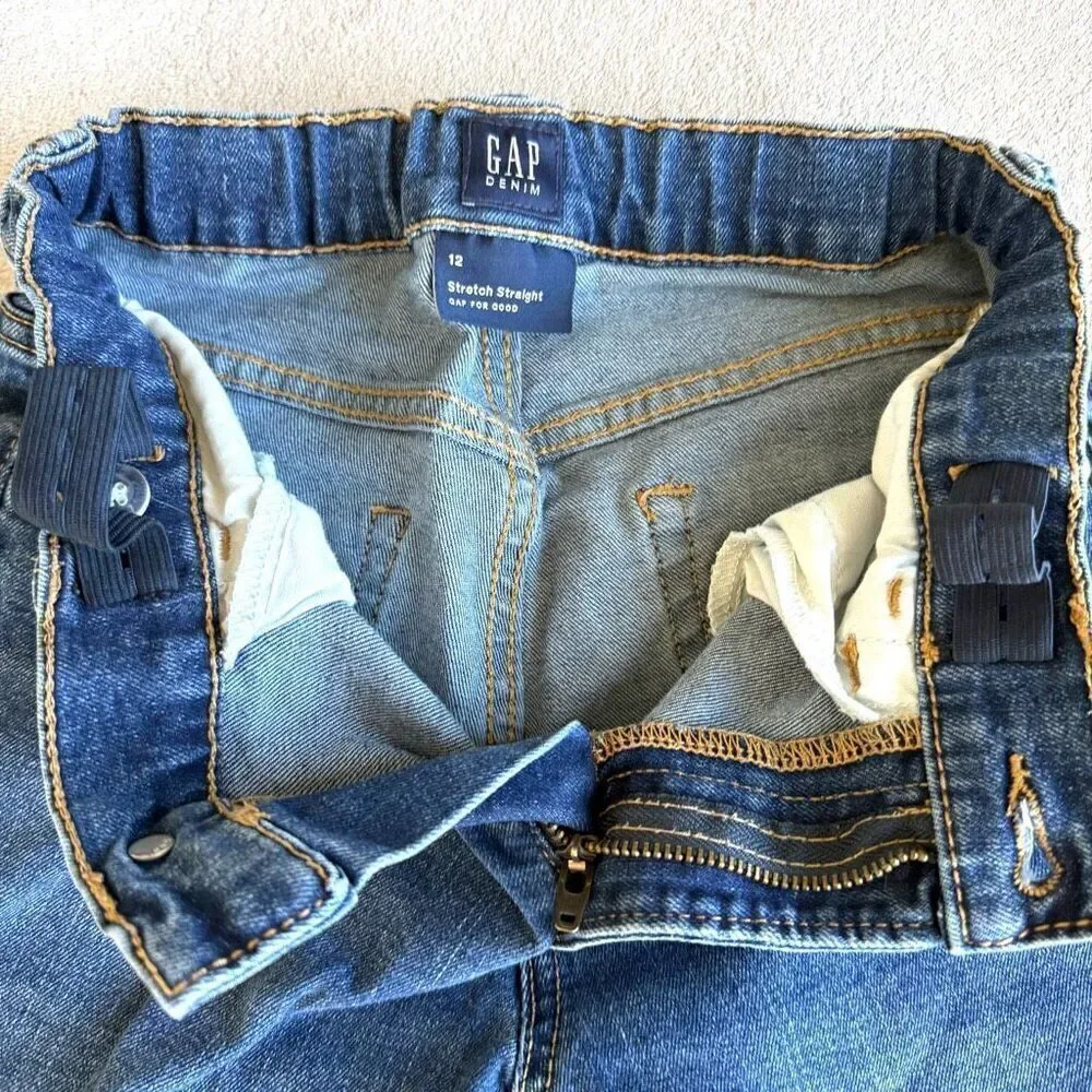 NWOT Gap Kids Regular Straight Leg Medium Blue Jeans